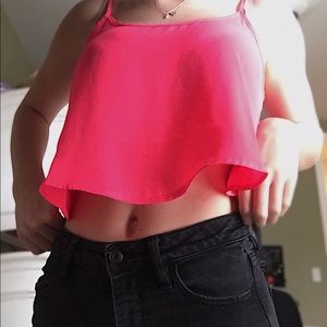 PINK COTTON ON TANK TOP - WOMENS MEDIUM